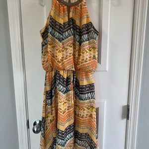 Knee-length, sleeveless, fun summertime dress